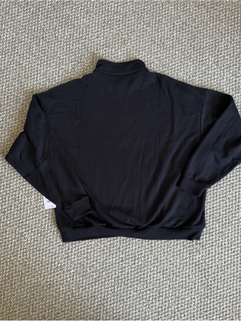 NWT ALO Accolade Quarter-Zip Black Size X-Large